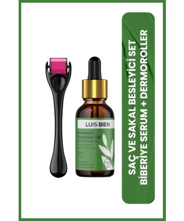 Luis Bien Rosemary Oil and Keratin Hair Growth and Nourishing - Dermaroller 0.5mm Set