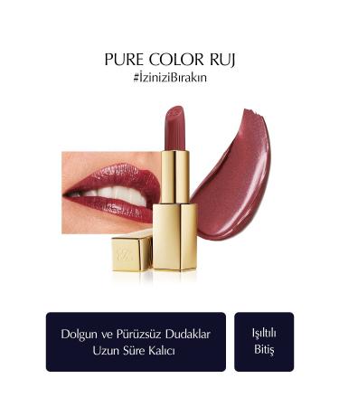 Estee Lauder Lightweight High Pigmentation Long-Lasting Shiny Finish Lipstick-563 Hot Kiss KEYON.127