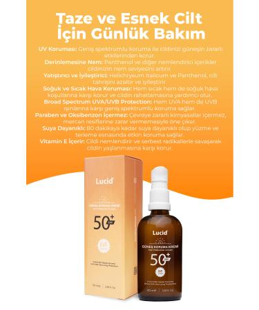 Lucid Biochemical Sunscreen Spf50 Anti-Aging High Protection Face and Body Lotion 100ml - Buy Online on GoSupps.com