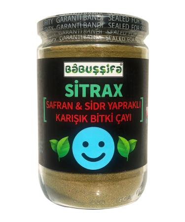 Bab ifa Sitrax Sidr Leaf and Saffron Mixed Herbal Tea Sidir Tea - Average 100 Drinks