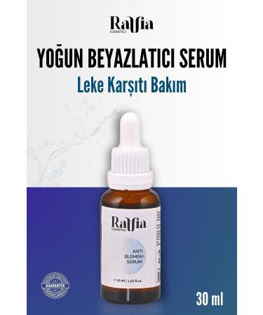 Raffia Cosmetics Anti-Stain and Anti-Darkening Intensive Whitening Serum 30ml Supported by Alpha Arbutin and Niacinamide - Buy Online on GoSupps.com