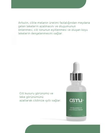 Asmu Cosmetics Skin Whitening Anti-Spot and Brightening Arbutin Serum 30ml - Buy Online on GoSupps.com