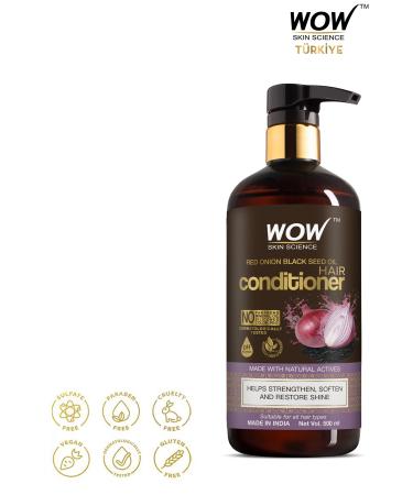 WOW Skin Science Red Onion Conditioner - 1 Natural Ingredient - ph Balancer Hair Fall Control & Hair Growth 300ml