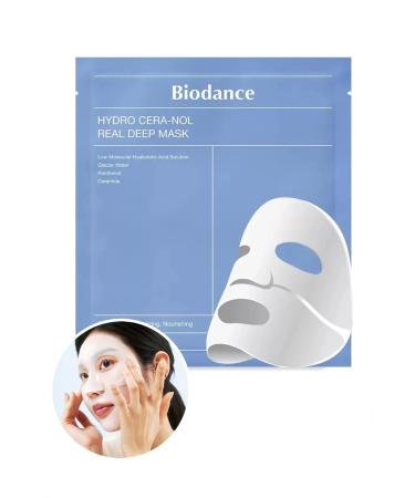 Plush World Hydro Cera-Nol Real Deep Mask Korean Face Mask that Provides Intense Moisture Vitality and Smoothness (1 PIECE)