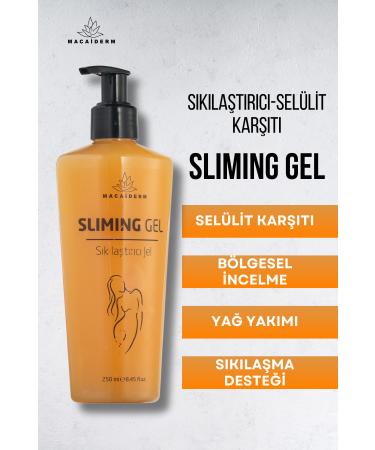 Macaiderm 3-in-1 Sliming Gel Helps to Eliminate Cellulite Slim Gel Helps to Tighten and Slim 250 ml - Buy Online on GoSupps.com