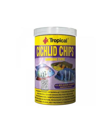 Tropical Cichlid Chips 1000ml 520gr
