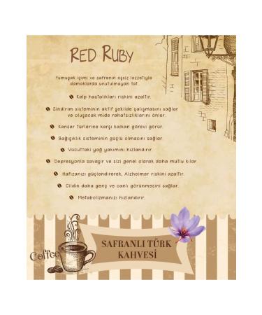  nt Red Ruby Norway 2 Pack Saffron Turkish Coffee - Buy Online on GoSupps.com