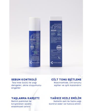 centecassol Tea Tree Extract Anti-Aging Moisturizing Sebum Balancing Vegan Gel Cream - Buy Online on GoSupps.com