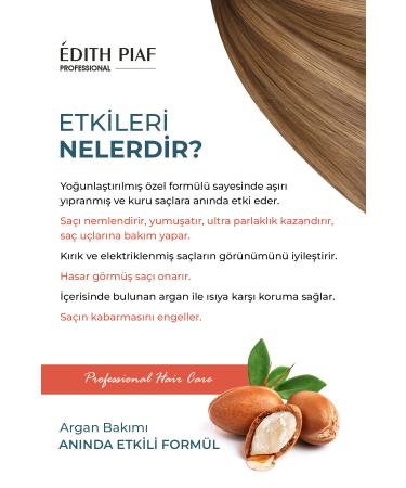edith piaf professional Argan Hair Oil for Dull Hair Shine 50 ml - Buy Online on GoSupps.com