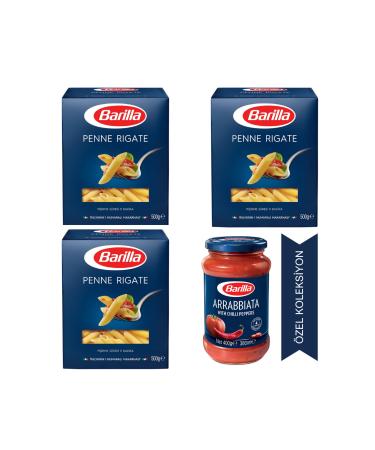 Barilla Penne Set of 3 & Neapolitan Sauce - Buy Online on GoSupps.com