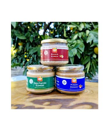 Nuri Bey Farm Peanut-Almond-Hazelnut Paste (3x300g)