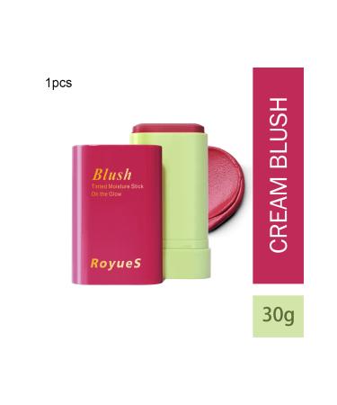 Royues Moisturizing Stick Cream Blush Soft and Moisturizing Formula High Pigmentation