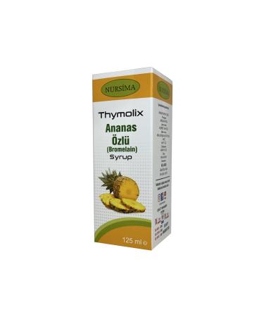 Nursima Pineapple Extract Bromelain Syrup 125 ml - Buy Online on GoSupps.com