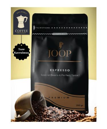 Joop Coffee Premium Barista Espresso Bean Coffee Aromatic 0 Arabica 250 gr X 3 Pieces