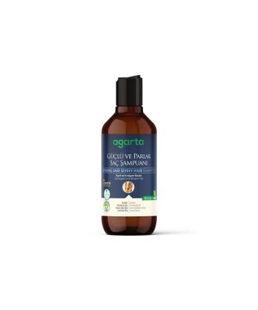 Agarta Natural Shampoo Strong and Shiny Hair 400 ml x 3 Pieces - Buy Online on GoSupps.com