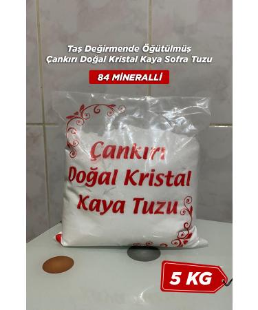 Stone Milled ank r Natural Crystal Rock Table Salt 5 Kg
