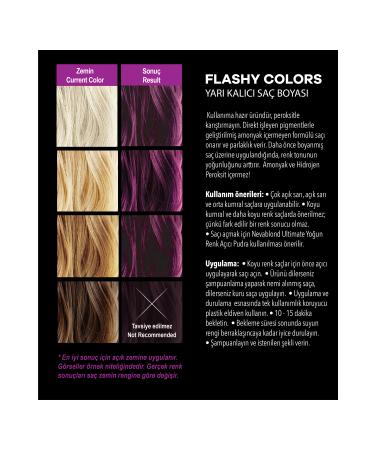 Neva Flashy Colors Semi Permanent Hair Dye Amethyst / Amethyst 100 ml - Buy Online on GoSupps.com