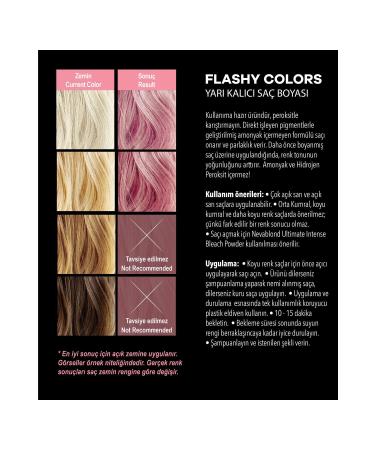 Flashy Colors Flashy Color Rose Gold 100ml Vegan Direct Applied Hair Dye - Buy Online on GoSupps.com