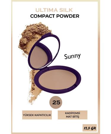 Pastel Ultima Silky Powder - Pressed Permanent Matte Powder Brunette Tone No: 25