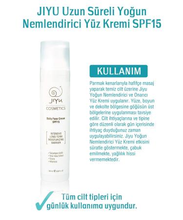 JIYU Intensive Moisturizing Repairing Revitalizing Face Cream Spf15 Skin Care Cream 100 Ml. - Buy Online on GoSupps.com