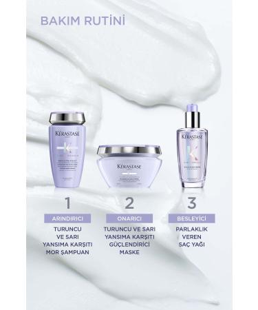 Kerastase Blond Absolu Bain Lumiere Shampoo that makes hair smooth from root to tip 250ml zerooom x22 - Buy Online on GoSupps.com