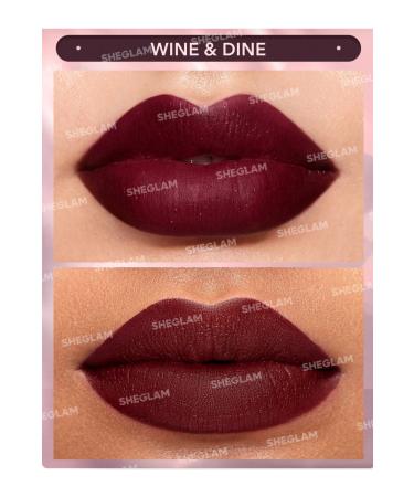 SHEGLAM Starlight Velvet Lipstick-Wine & Dine - Buy Online on GoSupps.com