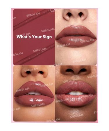 SHEGLAM Creme Allure Lipstick-What'S Your Sign 8 Colors Moisturizing Lipstick - Buy Online on GoSupps.com