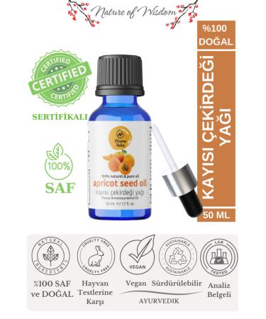 Hikona Heka APRICOT (Apricot Kernel) 0 Pure And Natural Cold Pressed 50 ml