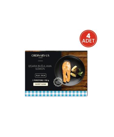 Ordinary-Us Fresh & Food Grilled Steamed Salmon 4-Piece Ready Meal