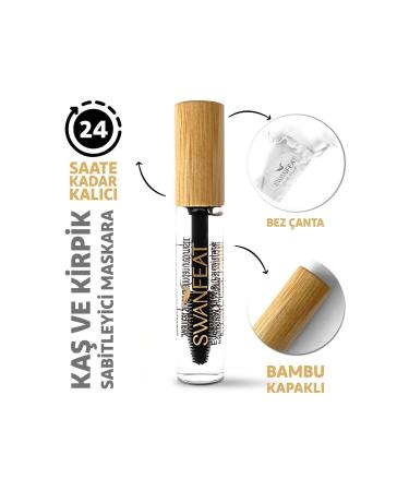 SWANFEAT B5 Vitamin Eyebrow and Eyelash Stabilizer Shaping and Nourishing Gel Mascara