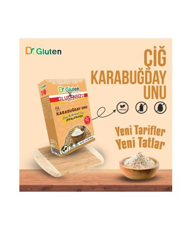 Dr.Gluten Gluten-Free Raw Buckwheat Flour 500 g Vegan
