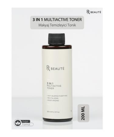 RX Beaute Make-Up Remover Toner. 3 In 1 Multi Active Toner