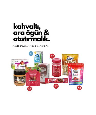 Eti Breakfast Package & 1 Week Healthy Package & Oatmeal Energy shot Peanut butter...