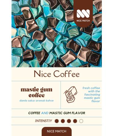 Nice Match Mastic Gum Coffee Mastic Flavored Filter Coffee 200 Gr - Buy Online on GoSupps.com