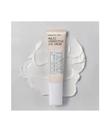Logically Skin Multi Corrective Anti-Wrinkle and Anti-Puffiness Revitalizing Peptide Eye Cream 25ml - Buy Online on GoSupps.com