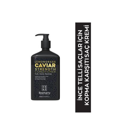 Beamarry Caviar Lemongrass Strengthening Volumizing Fine Oily Hair Series 380 ml