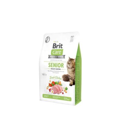 Brit Care Senior Weight Control Chicken Cat Food 2 Kg