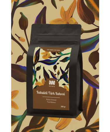 Nice Match Cardamom Turkish Coffee Cardamom Flavored Turkish Coffee 200 Gr