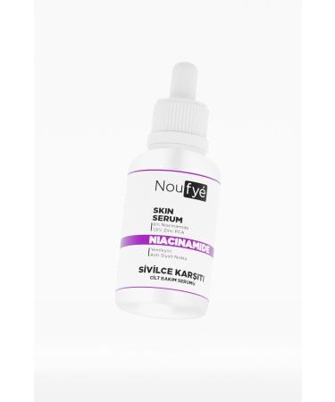 NOUFYE Anti-Blackhead and Acne Niacinamide Skin Care Serum 30 Ml (Niacinamide 6% + Zinc PCA 1.5%) - Buy Online on GoSupps.com