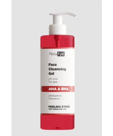 NOUFYE Aha & Bha Firming Peeling Effect Facial Cleansing Gel 200 Ml Facial Cleanser - Buy Online on GoSupps.com
