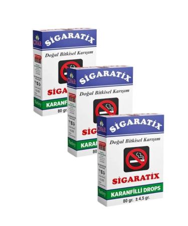 aleyna spice Sigaratix Clove Natural Herbal Mixture 3 Pieces