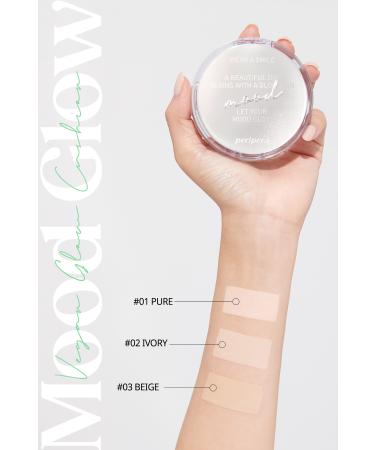 PERIPERA Natural Glowing Vegan Cushion PERIPERA Mood Vegan Glow Cushion SPF50+ PA++++ (1 Pure) - Buy Online on GoSupps.com