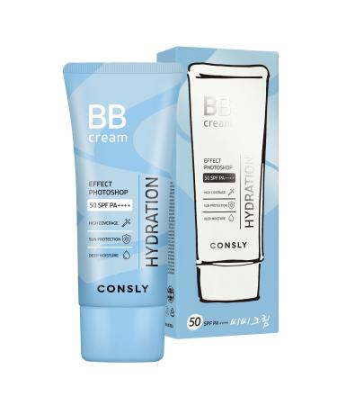CONSLY Dry Skin SPF50+PA++++ CONSLY Effect Photoshop Hydration BB Cream 50ml - Buy Online on GoSupps.com