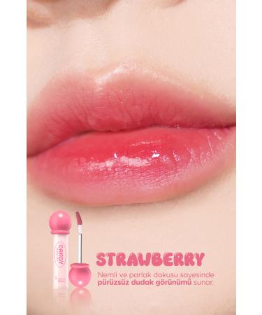 Missha Long-Lasting Shiny Finish Water-Based Tint A'pieu The Pure Candy Tint (NO.02 STRAWBERRY) - Buy Online on GoSupps.com