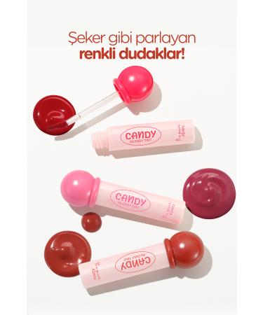 Missha Long-Lasting Shiny Finish Water-Based Tint A'pieu The Pure Candy Tint (NO.03 PERSIMMON) - Buy Online on GoSupps.com