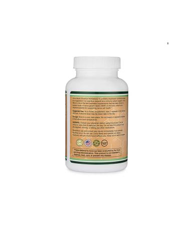 DOUBLE WOOD Lions Mane Mushroom 500mg 120 Capsules - Buy Online on GoSupps.com