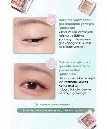 Missha Non-Clumping Handmade Holographic Glitter Eyeshadow Modern Shadow Glitter Prism (No.22 Mint Prism) - Buy Online on GoSupps.com