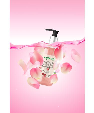 Agarta Natural Aha Rose Shower Gel 400 ml - Buy Online on GoSupps.com