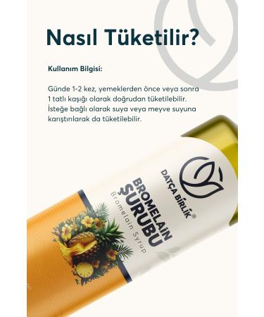 DATCA BIRLIK Detox Syrup Containing Bromelain Pineapple (WITH COENZYME Q10 AND L-CARNITINE ADDITION) - Buy Online on GoSupps.com
