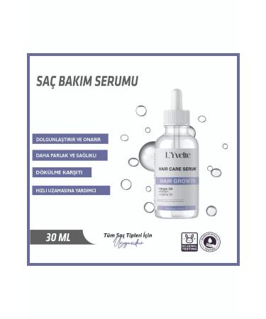 LYvette Hair Growth Serum for Slow Growing and Extremely Damaged Hair with Argan and Keratin Essence - Buy Online on GoSupps.com